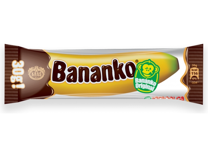 Kraš Bananko čokoladni desert 30 g