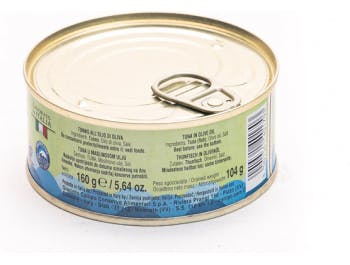 Mister Ton tuna u maslinovom ulju 160 g ocijeđena masa = 104 g