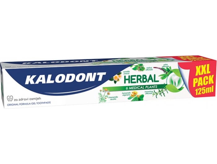 Saponia Kalodont toothpaste Herbal 75 ml +50 ml