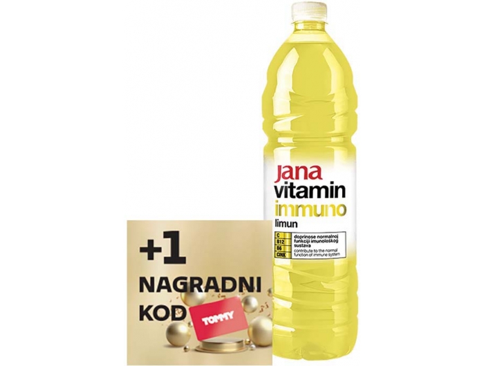 Jana Vitamin Immuno Aromatizirana voda Limun 1,5 l