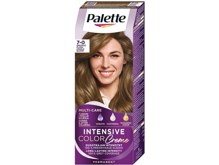 Palette Intensive Color Creme Haarfarbe 7-0 Mittelblau 1 Stk