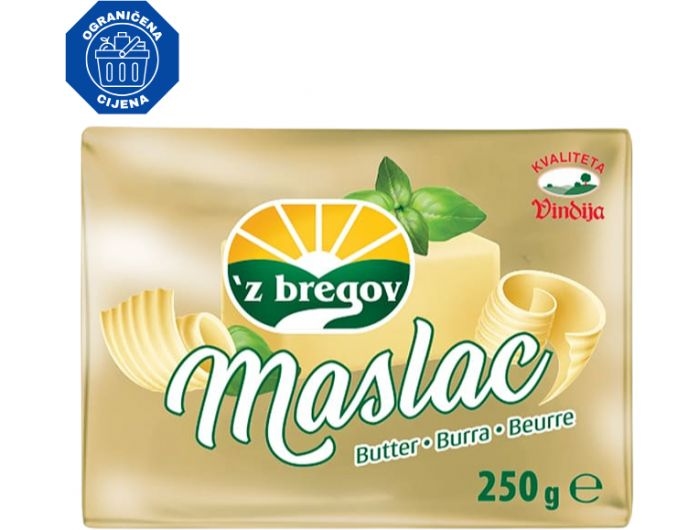 Vindija 'z bregov maslac 250 g