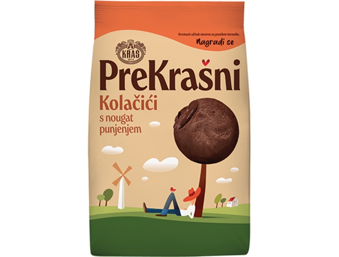 Kraš PreKrašni Kolačići Nougat punjenje 220 g