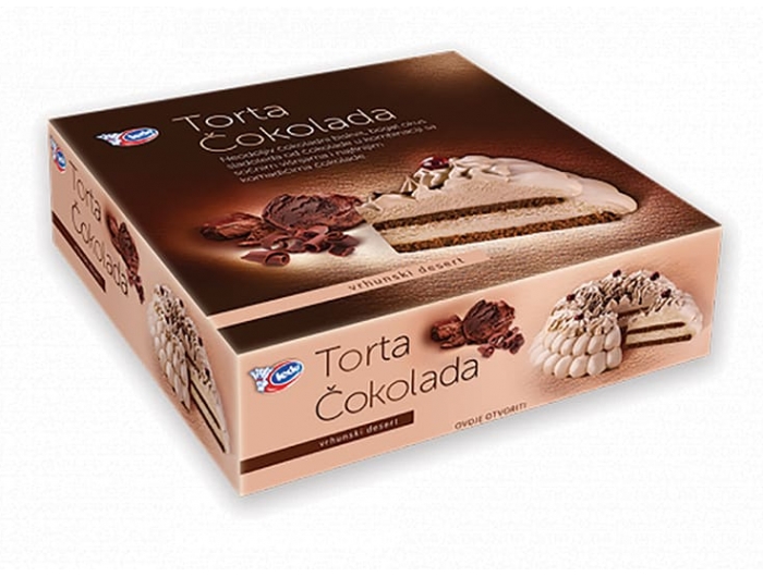 Ledo Tort lodowy czekoladowy 1000 g