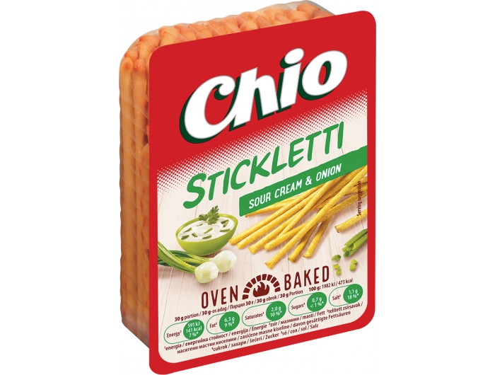 Chio Stickletti štapići kiselo vrhnje i luk, 80 g