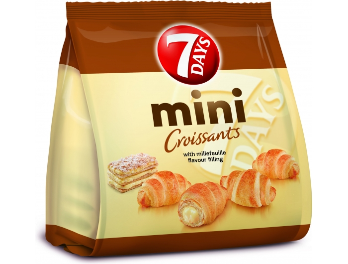 7 Days Mini-Croissants mit Vanille, 185 g