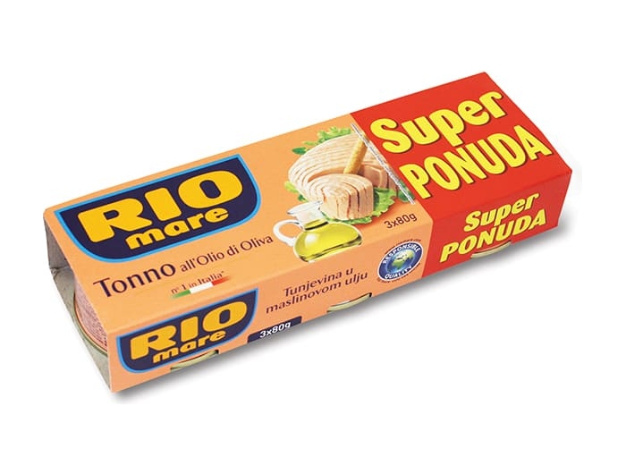 Rio Mare tuňák v olivovém oleji 3x80g