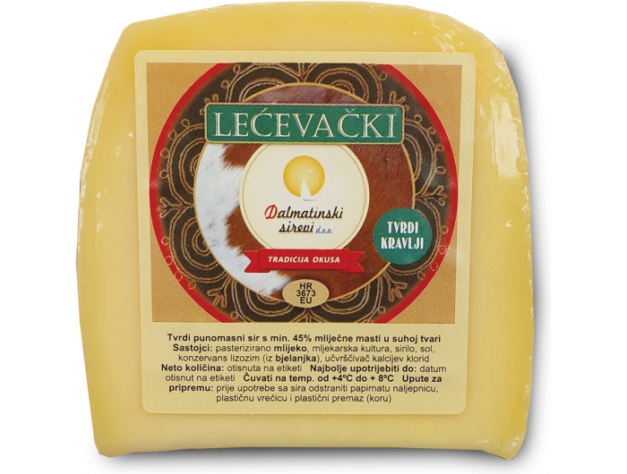 Lećevački tvrdi sir, 300 g