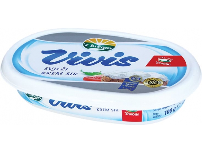 Vindija Vivis' z bregov fresh cream cheese original 100 g