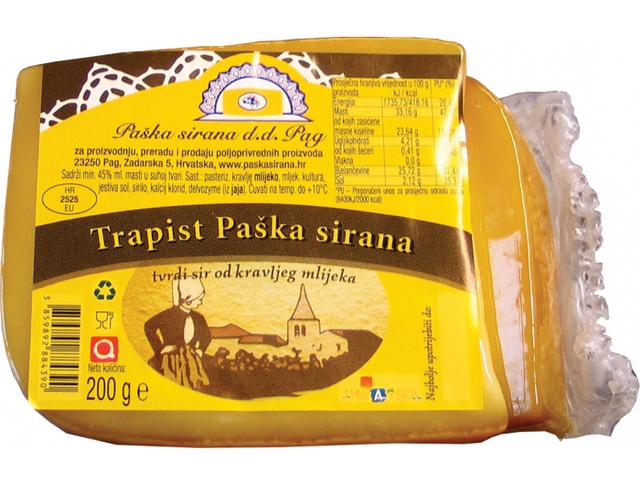 Pag cheese Trappist cheese 200 g - Tommy - Dućan na dlanu!