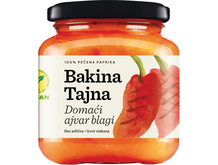 Bakina Tajna Hausgemachter milder Ajvar 300 g