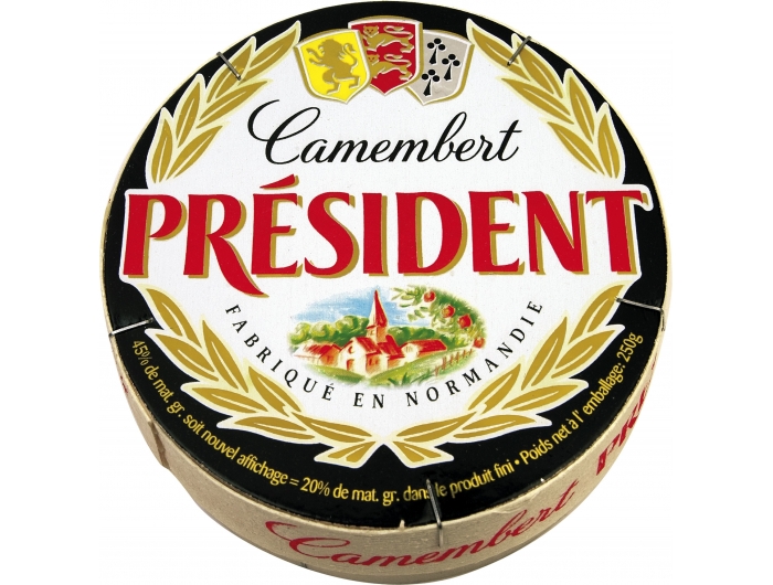 Prezident Camembert měkký sýr, 250 g