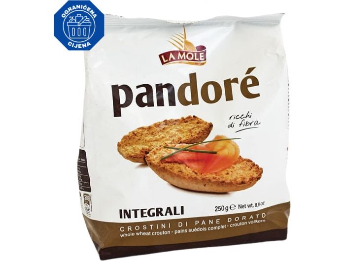 La Mole Pando Dvopek integral 250 g