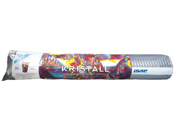 Kristall transparentes Glas 50 Stk