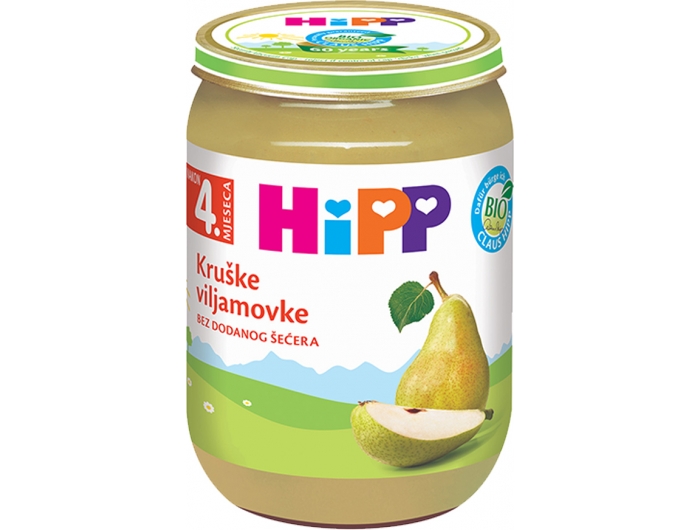 HiPP EKO Kinderfruchtbrei Birne viljamovka 190 g