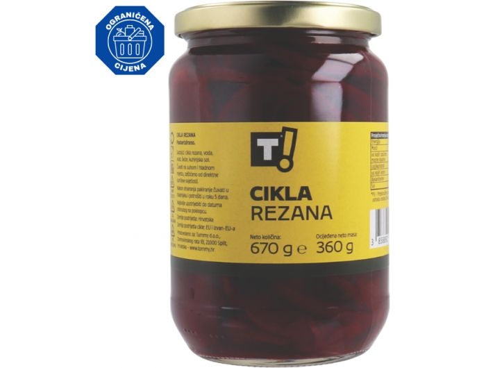 T! Řepa krájená 670 g