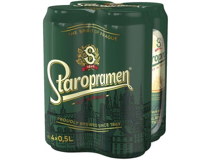 Staropramen Jasne piwo 4x0,5L