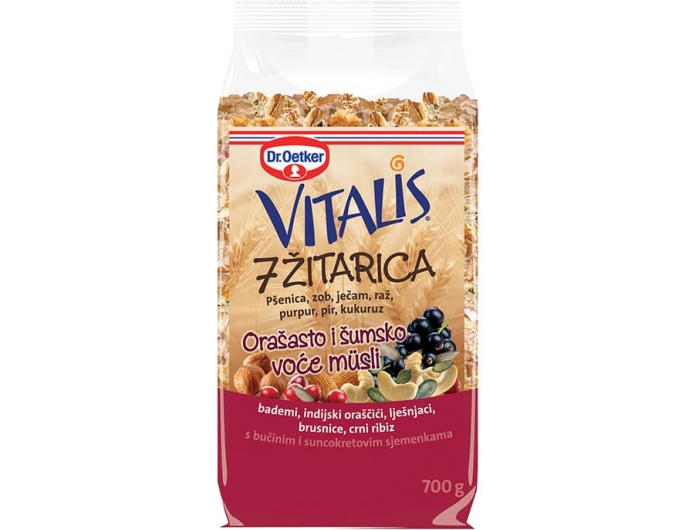 DR. Oetker Vitalis Nuss-Waldfrüchte-Müsli 700 g