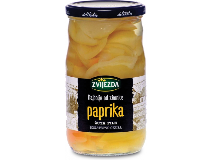 Zvijezda Paprika yellow fillet, 670 g