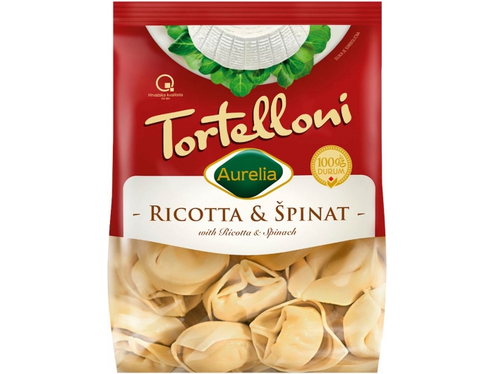 Aurelia Tortellini s riccotti špinatom, 250 g