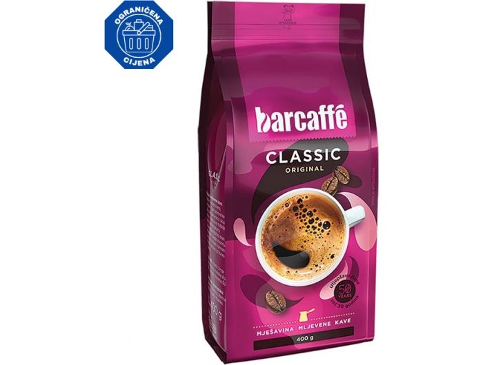 Barcaffe Classic mletá káva 400g