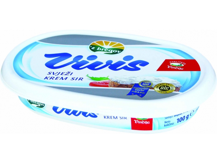 Vindija Vivis 'z Bregov formaggio cremoso fresco originale 100 g