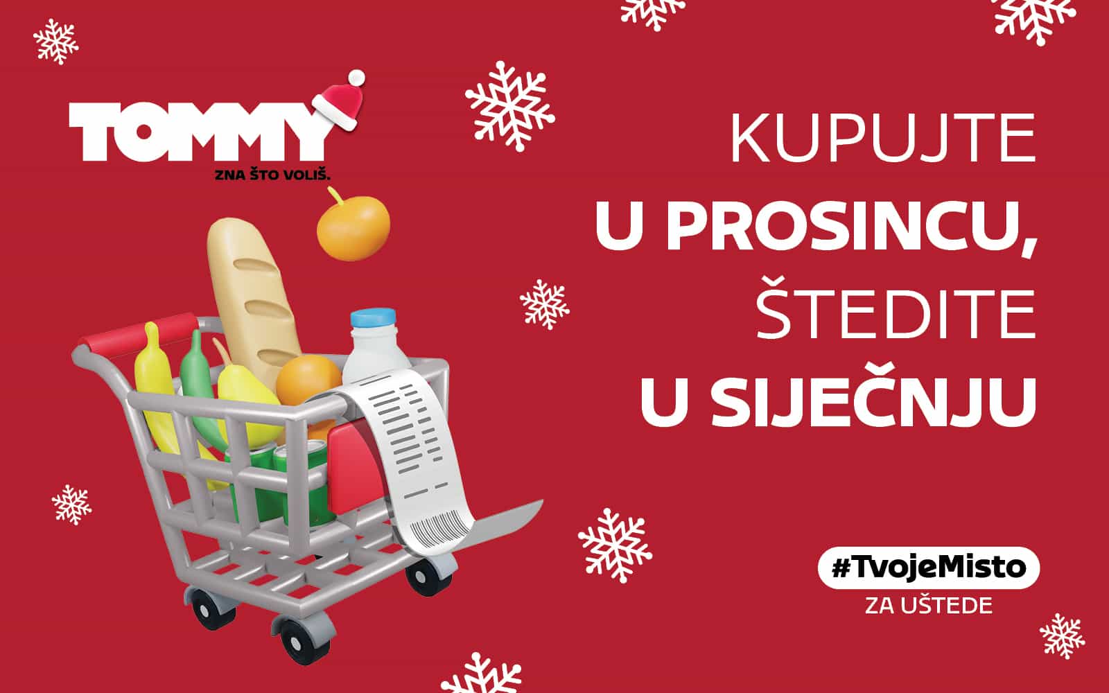 Tommy banner - Kupnjom u prosincu ostvari 10% popusta za kupnju u siječnju!