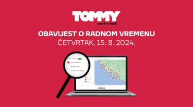 Obavijest o radnom vremenu na dan 15. 8. 2024.