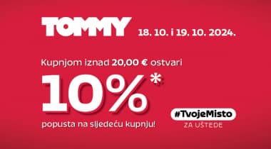 Iskoristi dodatne Tommy uštede!