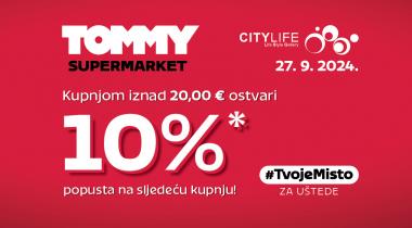 Super pogodnost u Tommyju u sklopu centra City Life