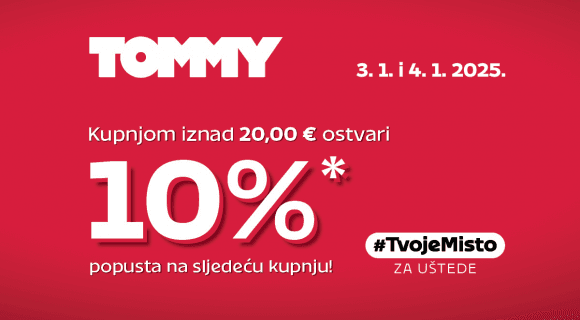 Dodatne uštede u odabranim Tommy prodavaonicama