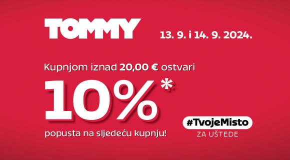 Ne propusti super pogodnost  u Tommyju