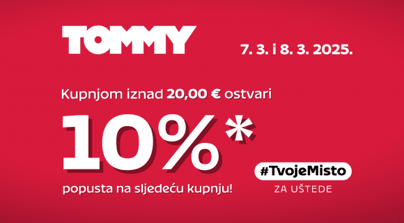 Super uštede čekaju te i ovog vikenda u Tommyju