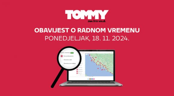 Obavijest o radnom vremenu  na dan 18. 11. 2024.