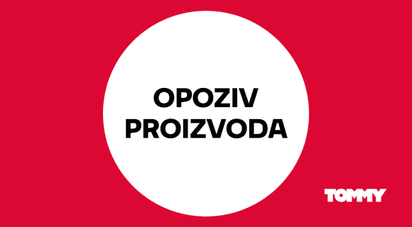 Obavijest o opozivu proizvoda