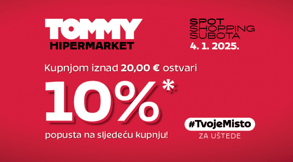 Ne propusti SPOT Shopping Subotu u Tommyju