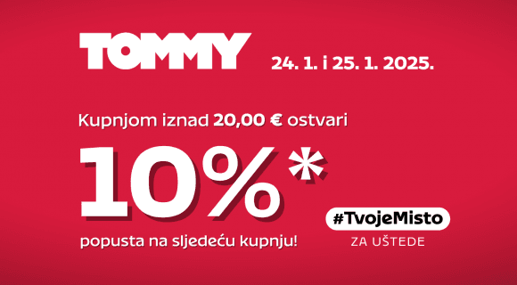 Tommy je i ovaj vikend #TvojeMisto za super uštede