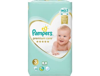 Pampers Premium care Dječje pelene vel. 3 (6-10 kg) 60 kom