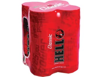 Hell Classic Energy Drink 4x250 ml