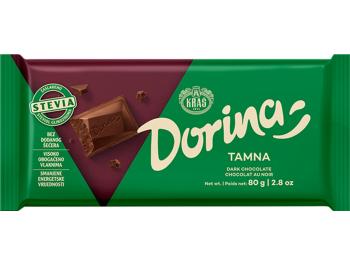 Kraš Dorina dunkle Schokolade mit Stevia 80 g