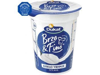 Dukat Brzo&Fino sour cream 12% m.m. 200 g