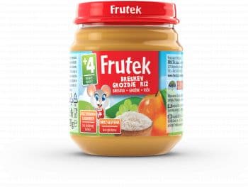 Frutek Porridge per bambini pesca, uva e riso 120 g