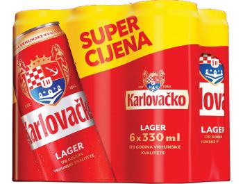 PIVO KARLOVAČKO 6X0,33 L LIMEN