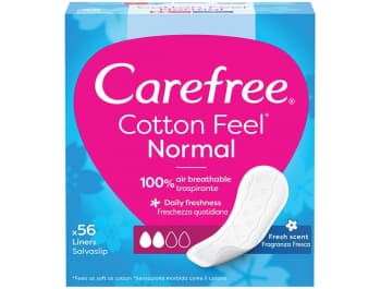 Carefree Daily pads fresh 56 pcs