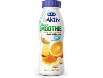 Dukat B.Aktiv LGG Super Smoothie Joghurt Kurkuma Ananas Banane und Orange 330 g