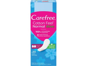 Carefree daily pads Aloe 20 pz