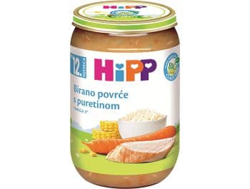 Baby food, 190 g, turkey / selected vegetables, Hipp