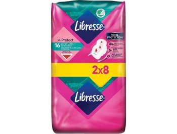 Libresse Freshness & Protection Hygienické vložky s křidélky Ultra Long+ 16 ks