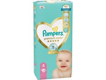 Pampers Premium care Baby diapers size 4 (9-14 kg) 52 pcs