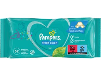 Pampers Fresh Clean Dječje vlažne maramice 52 kom